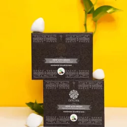 Satliva Argan and Activated Charcoal with Hemp Shampoo Bar