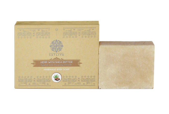 Satliva Shea Butter Body Soap Bar (with Hemp) - Image 4