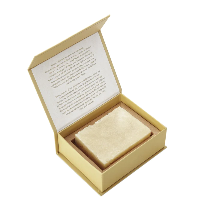 Satliva Shea Butter Body Soap Bar (with Hemp) - Image 3