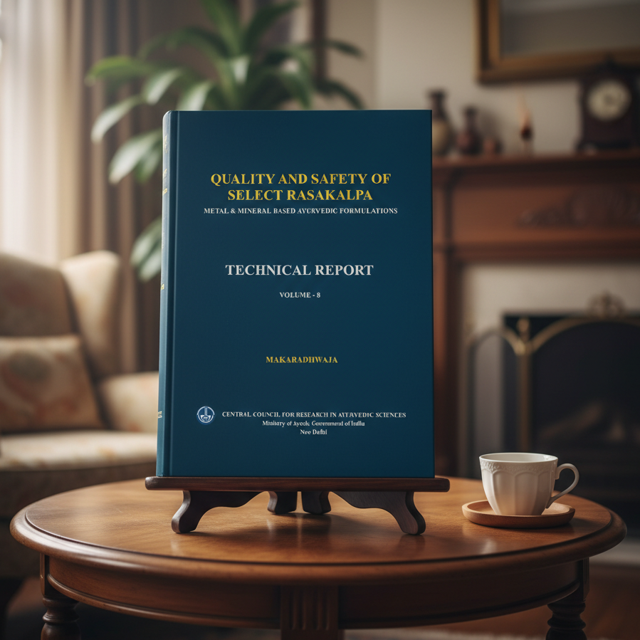 Quality and Safety of Select Rasakalpa-Metal & Mineral Based Ayurvedic Formulations (Makaradhwaja) - Volume 8