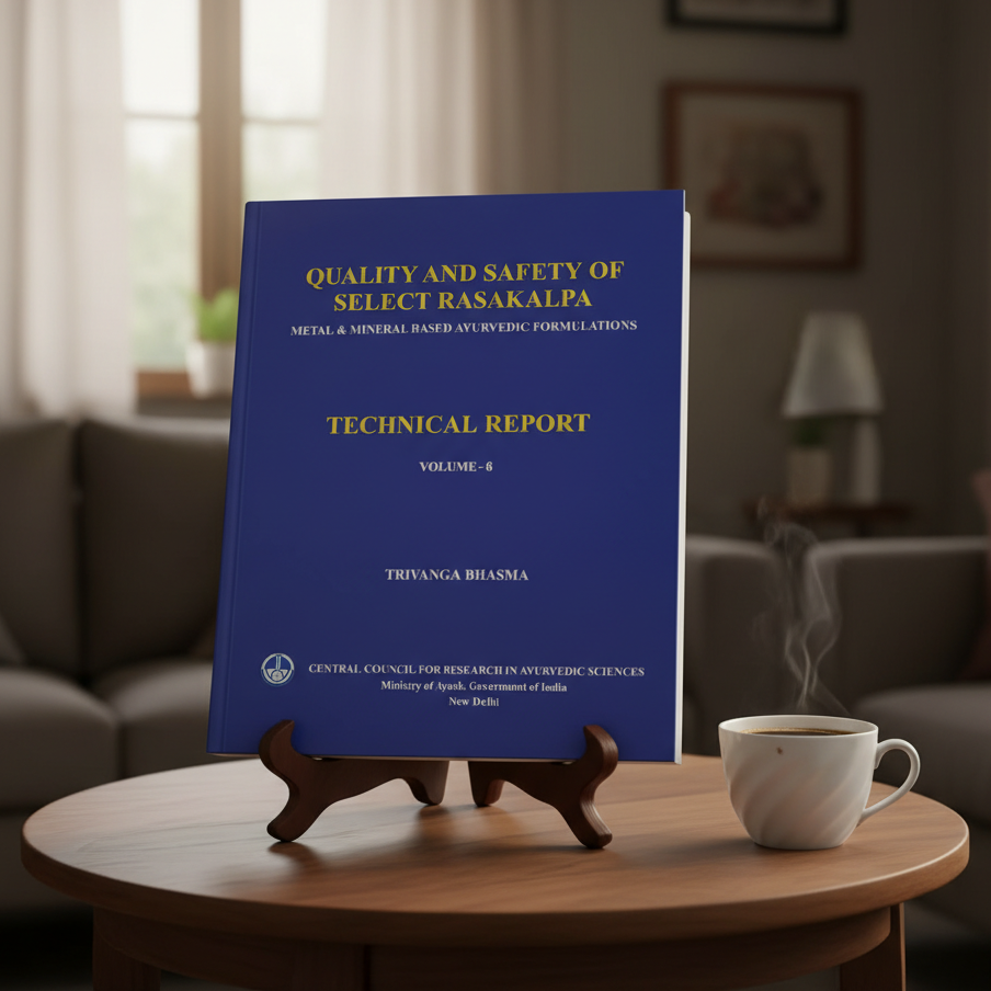 Quality and Safety of Select Rasakalpa -Metal & Mineral Based Ayurvedic Formulations ( Trivanga Bhasma ) - Volume 6